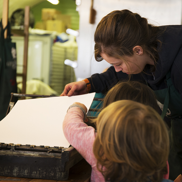 Family Printing Press Workshop