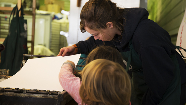 Family Printing Press Workshop