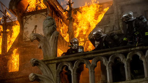 Notre-Dame on Fire