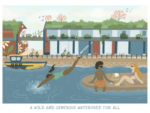 An illustration of a future Watershed