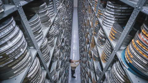 BFI National Archive Conservation Centre Film Vault
