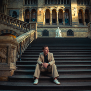 Benedict Cumberbatch filming in the Natural History Museum - London - for How to Live on Earth