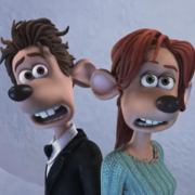 Two animated rats stand back-to-back, showing nervous expressions against an icy background.