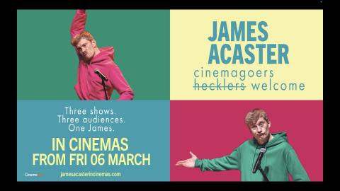 Trailer for James Acaster: Cinemagoers Welcome