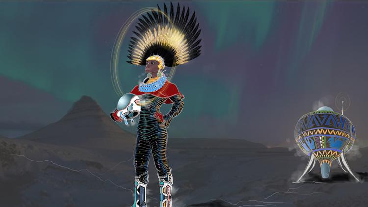 The Last Blues Song of a Lost Afronaut